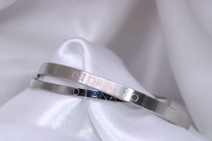 6MM SILVER BANGLE