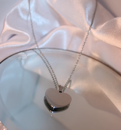 HEART-DAINTY CHAIN (SILVER)